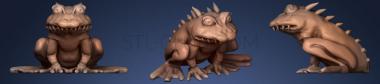 3D модель Злая Лягушка (STL)